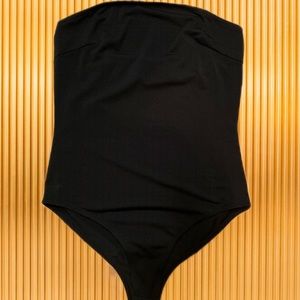 Wild Honey black strapless body suit